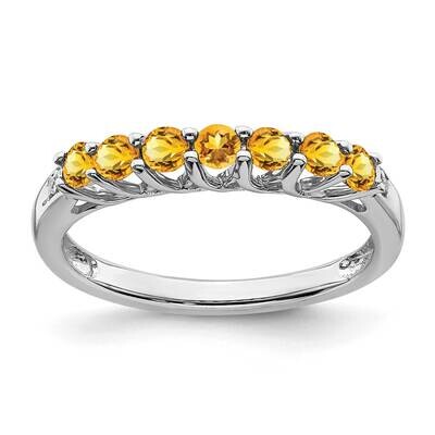 Citrine Diamond Ring Sterling Silver Rhodium-Plated RM7411-CI-001-SSA, MPN: RM7411-CI-001-SSA, 1969…