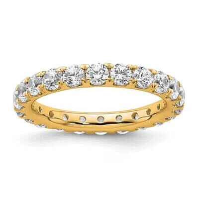 U-Shared Prong 2 Carat Diamond Complete Eternity Band 14k Polished Gold ET0005-200-6Y4, MPN: ET0005…