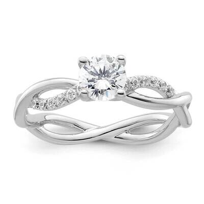 Diamond By-Pass Complete Engagement Ring 14k White Gold RM2525E-050-WAA, MPN: RM2525E-050-WAA, 8839…