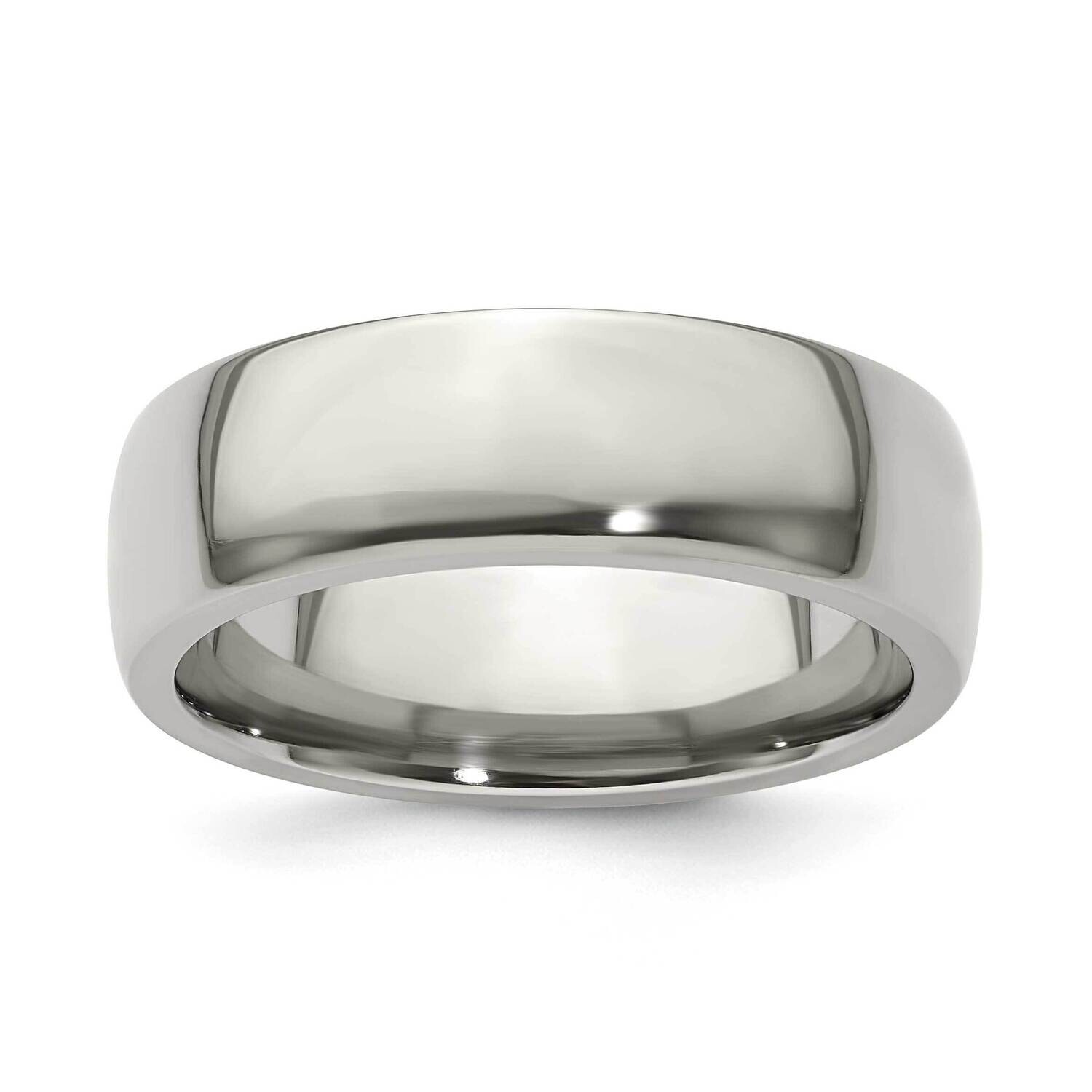 Edward Mirell Half Round 7mm Polished BSize 12.5 Titanium EMR144-7MM, MPN: EMR144-7MM,