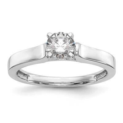 Peg Set 3.00mm Wide Solitaire Engagement Ring Mounting 14k White Gold RM1971E-3.0WIDE-CWAA, MPN: RM…