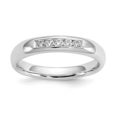 5-Stone Holds 5-1.9mm Round Closed Channel Band Ring Mounting 14k White Gold RM3281B-014-WAA, MPN: …