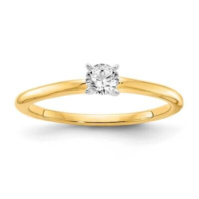 Diamond Solitaire Vs/Si D E F Comp Eng Ring 14k Two-Tone Gold RM5965R-025-AA, MPN: RM5965R-025-AA, …