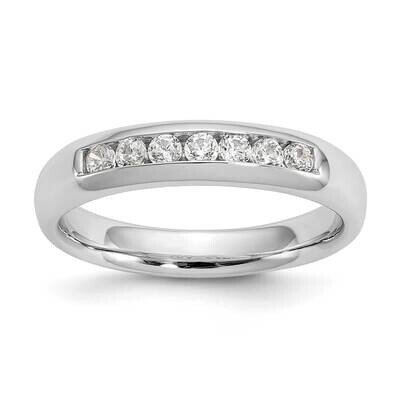 7-Stone Holds 7-2.1mm Round Channel Band Ring Mounting 14k White Gold RM3303B-027-WAA, MPN: RM3303B…