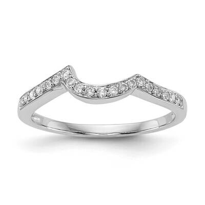 Contoured Wedding Band Ring Mounting 14k White Gold RM2537B-014-CWAA, MPN: RM2537B-014-CWAA,