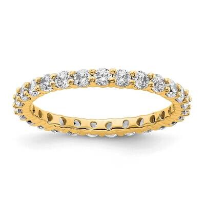 Shared Prong 1 Carat Diamond Complete Eternity Band 14k Polished Gold ET0001-100-6Y4, MPN: ET0001-1…
