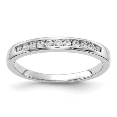 Diamond Si1/Si2 G H I 11-Stone Channel Band 14k White Gold RM4395B-020-WAA, MPN: RM4395B-020-WAA, 8…