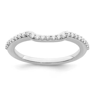True Origin 1/4 Carat Diamond Vs/Si D E F Wedding Band 14k White Gold RM2318B-025-WAA, MPN: RM2318B…