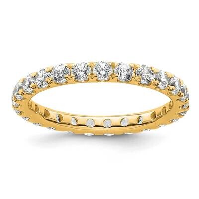 U-Shared Prong 1 Carat Diamond Complete Eternity Band 14k Polished Gold ET0005-100-4Y4, MPN: ET0005…