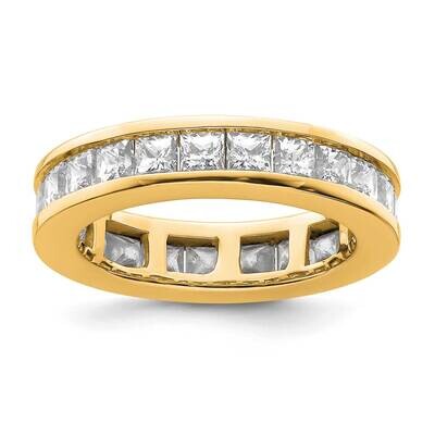 Channel-Set 3 Carat Princess Diamond Complete Eternity Band 14k Polished Gold ET0010-300-6Y4, MPN: …