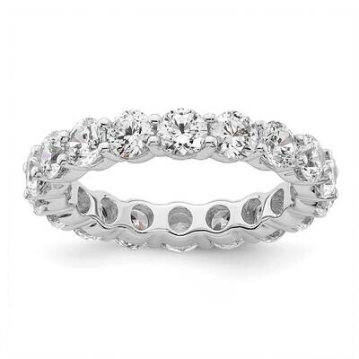 Polished Shared Prong 3 Carat Diamond Complete Eternity Band 14k White Gold ET0001-300-6W4, MPN: ET…