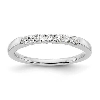 7-Stone Shared Prong Holds 7-2.0mm Round Diamond Band Ring Mounting 14k White Gold RM3187B-025-WAA,…