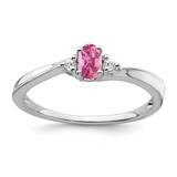 Pink Tourmaline Diamond Ring 14k White Gold RM7405-PT-004-WA, MPN: RM7405-PT-004-WA,