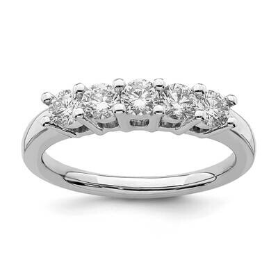 True Origin 3/4 Carat Diamond Vs/Si D E F 5 Stone Ring 14k White Gold RM3174B-075-WAA, MPN: RM3174B…