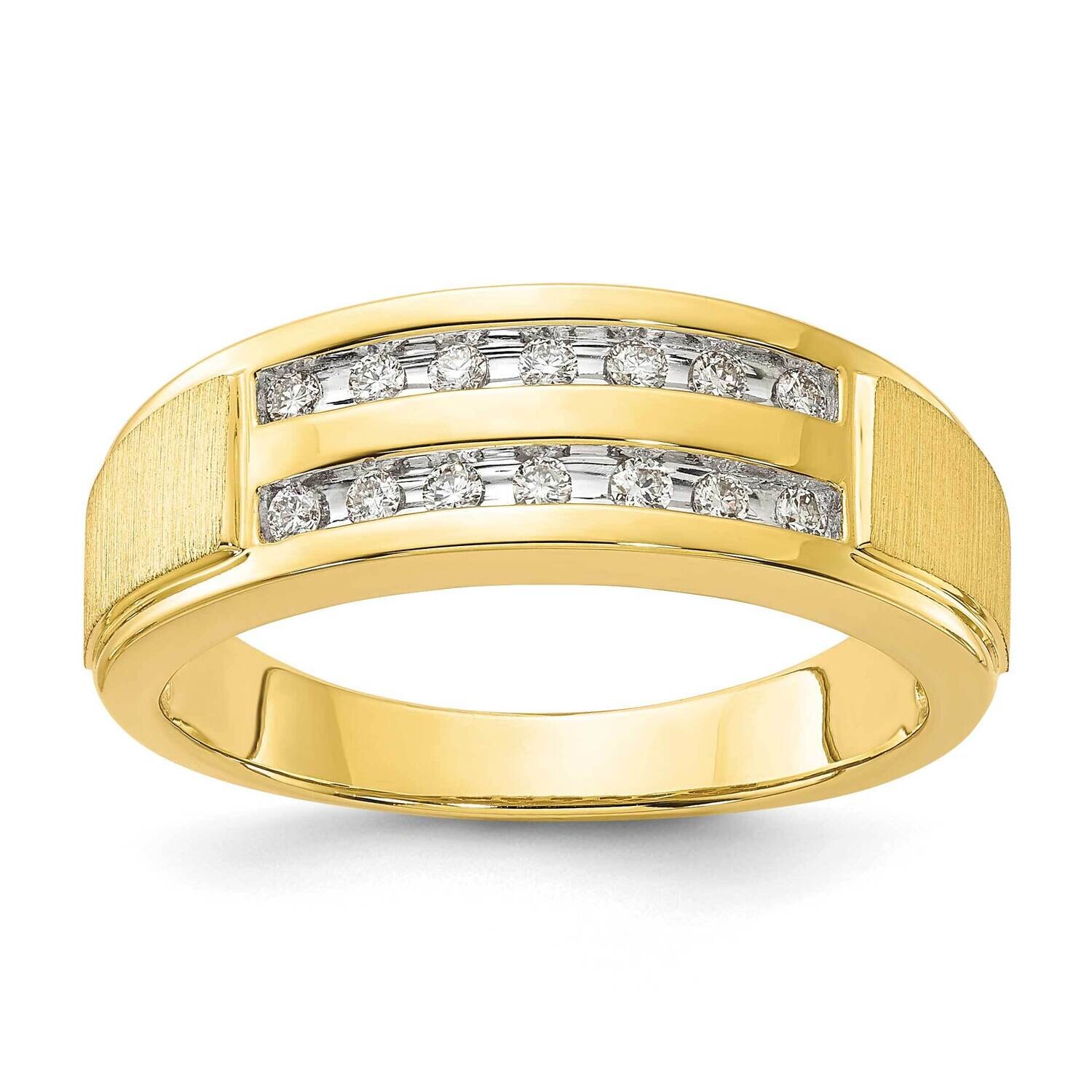 Diamond Men&#39;s Ring 10k Gold RM9637-021-0YAA