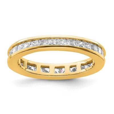 Channel-Set 1 Carat Princess Diamond Complete Eternity Band 14k Polished Gold ET0010-100-4Y4, MPN: …