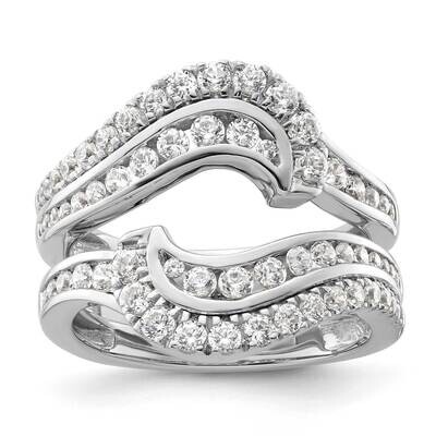 Diamond Ring Guard 14k White Gold RM9324B-120-WAA, MPN: RM9324B-120-WAA, 883957861357