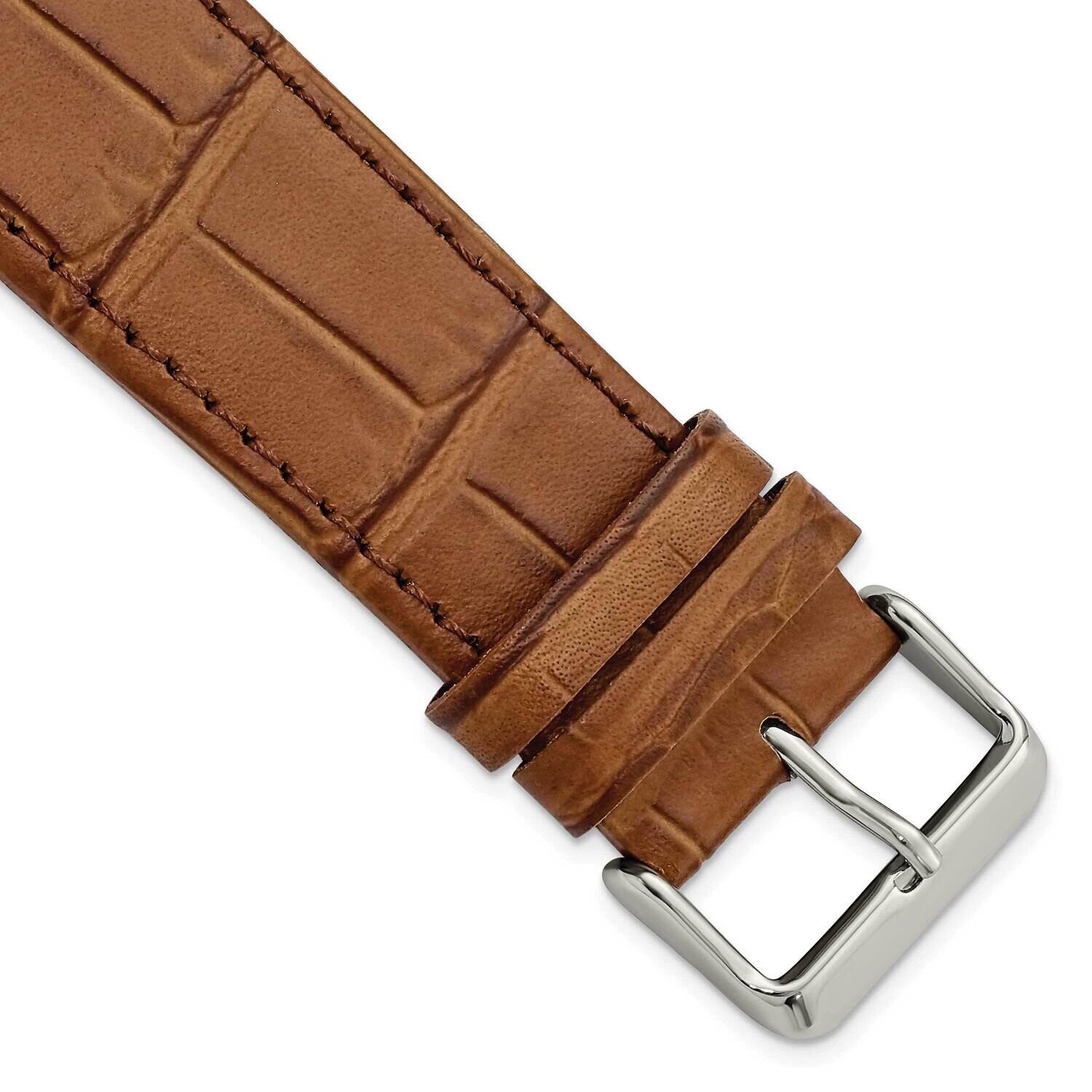 Gilden For Apple 42/44mm Brown Gator Grain Calfskin Watch Band BA550-42 by Men&#39;s Jewelry and Access…
