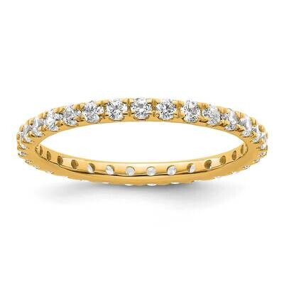 U-Shared Prong 1 Carat Diamond Complete Eternity Band 14k Polished Gold ET0005-100-9Y4, MPN: ET0005…