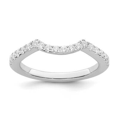 True Origin 3/8 Carat Diamond Vs/Si D E F Wedding Band 14k White Gold RM2142B-040-WAA, MPN: RM2142B…