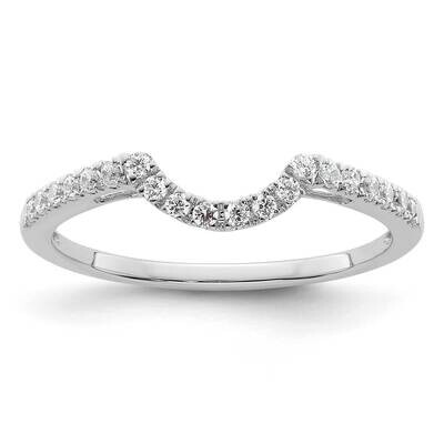Diamond Si1/Si2 G H I Contour Wedding Band 14k White Gold RM2089B-020-WAA, MPN: RM2089B-020-WAA, 88…