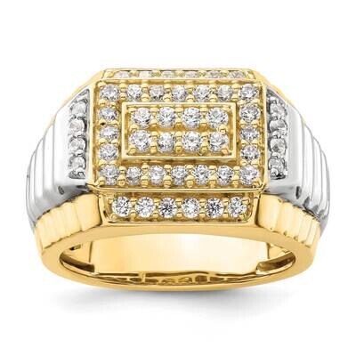 Diamond Men&#39;s Ring 14k Two-Tone Gold RM9509-102-YWAA, MPN: RM9509-102-YWAA, 883957903804