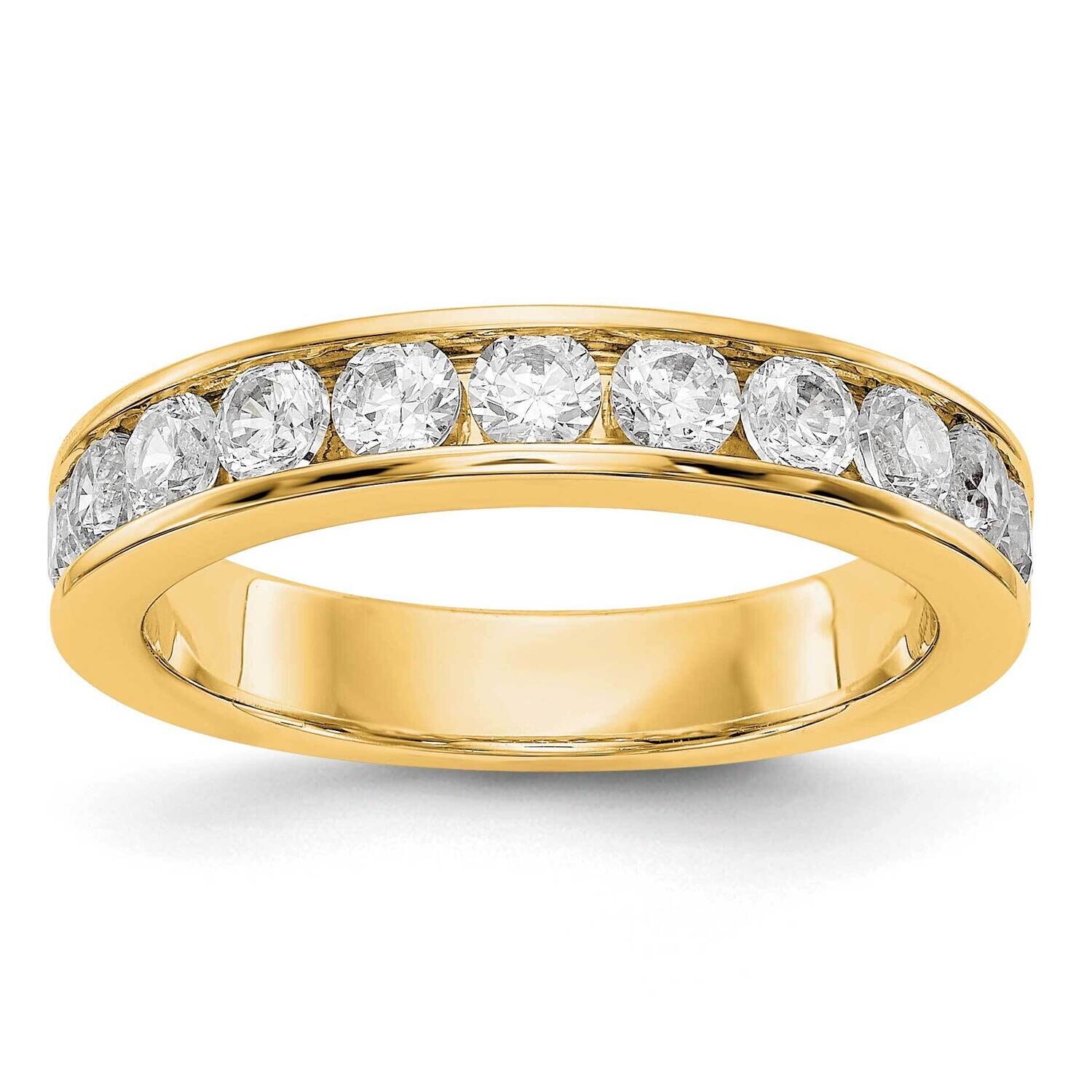 Yellow 11-Stone Diamond Channel Band Ring Mounting 14k Gold RM3325B-102-YAA, MPN: RM3325B-102-YAA,