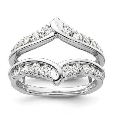 Diamond Ring Guard 14k White Gold RM9317B-075-WAA, MPN: RM9317B-075-WAA, 883957861241