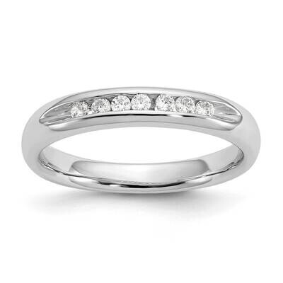 7-Stone Holds 7-1.7mm Round Channel Band Ring Mounting 14k White Gold RM3304B-014-WAA, MPN: RM3304B…