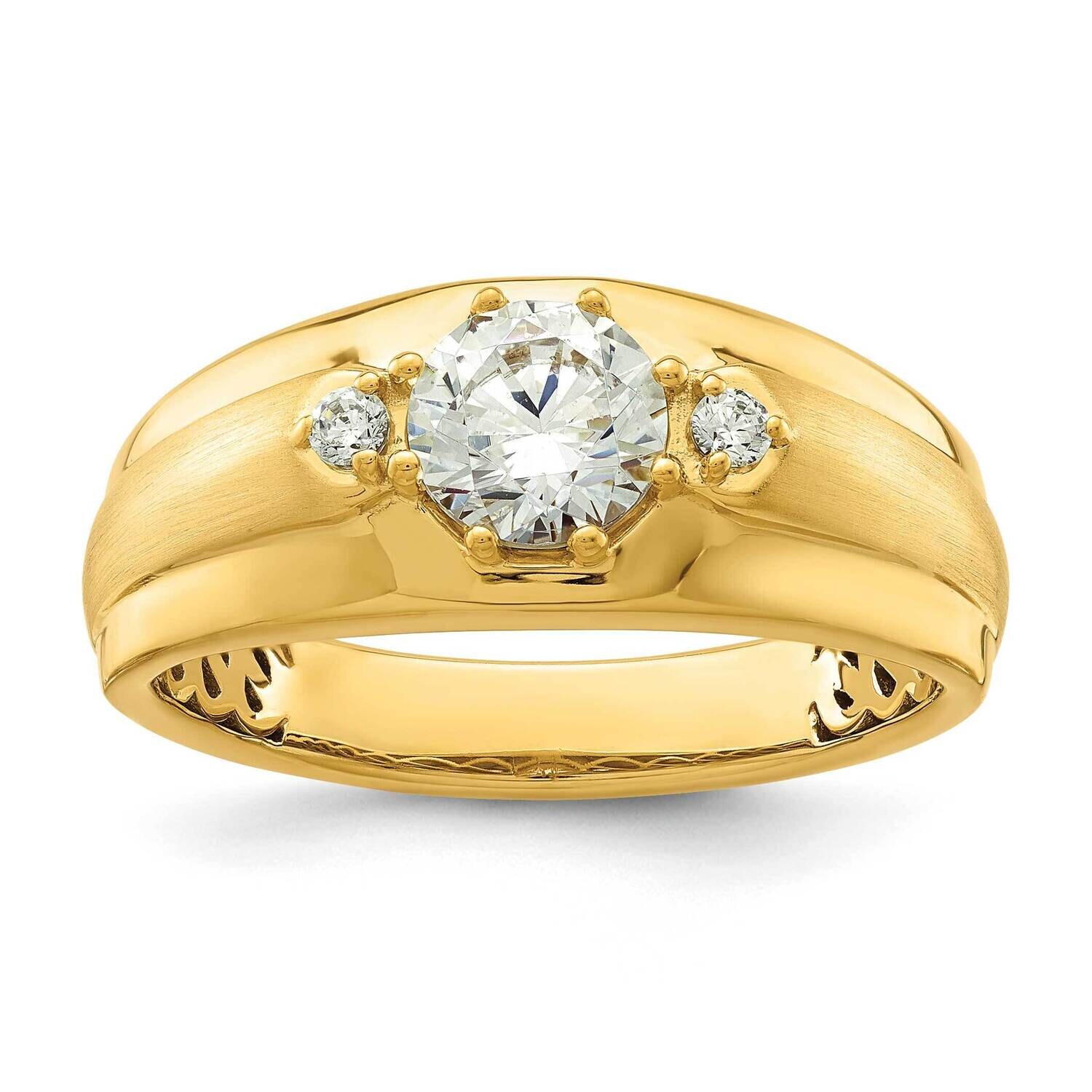 Diamond Men&#39;s Ring 14k Gold RM8226-107-YAA