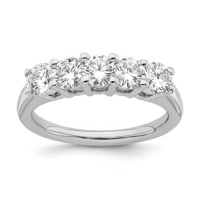 True Origin 1 1/2 Carat Diamond Vs/Si D E F 5 Stone Ring 14k White Gold RM3174B-150-WAA, MPN: RM317…