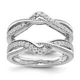 Guard Diamond Ring Guard 14k White Gold RM9321B-033-WAA, MPN: RM9321B-033-WAA, 883957861258