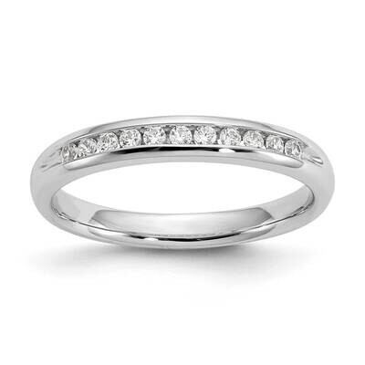 Diamond 11-Stone Channel Band 14k White Gold RM3321B-017-WAA, MPN: RM3321B-017-WAA, 883957867137