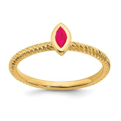 Marquise Bezel Ruby Ring 14k Gold RM7231-RU-Y, MPN: RM7231-RU-Y, 191101824715