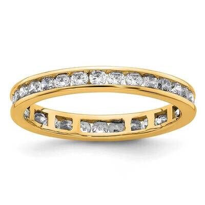 Channel-Set 1 Carat Diamond Complete Eternity Band 14k Polished Gold ET0009-100-9Y4, MPN: ET0009-10…
