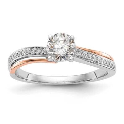 Diamond Semi-Mount Peg Set By-Pass Eng Ring 14k Two-Tone Gold RM2513E-010-RWAA, MPN: RM2513E-010-RW…