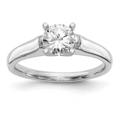 Peg Set 3.8mm Solitaire Engagement Ring Mounting 14k White Gold RM1974E-3.1MM-CWAA, MPN: RM1974E-3.…