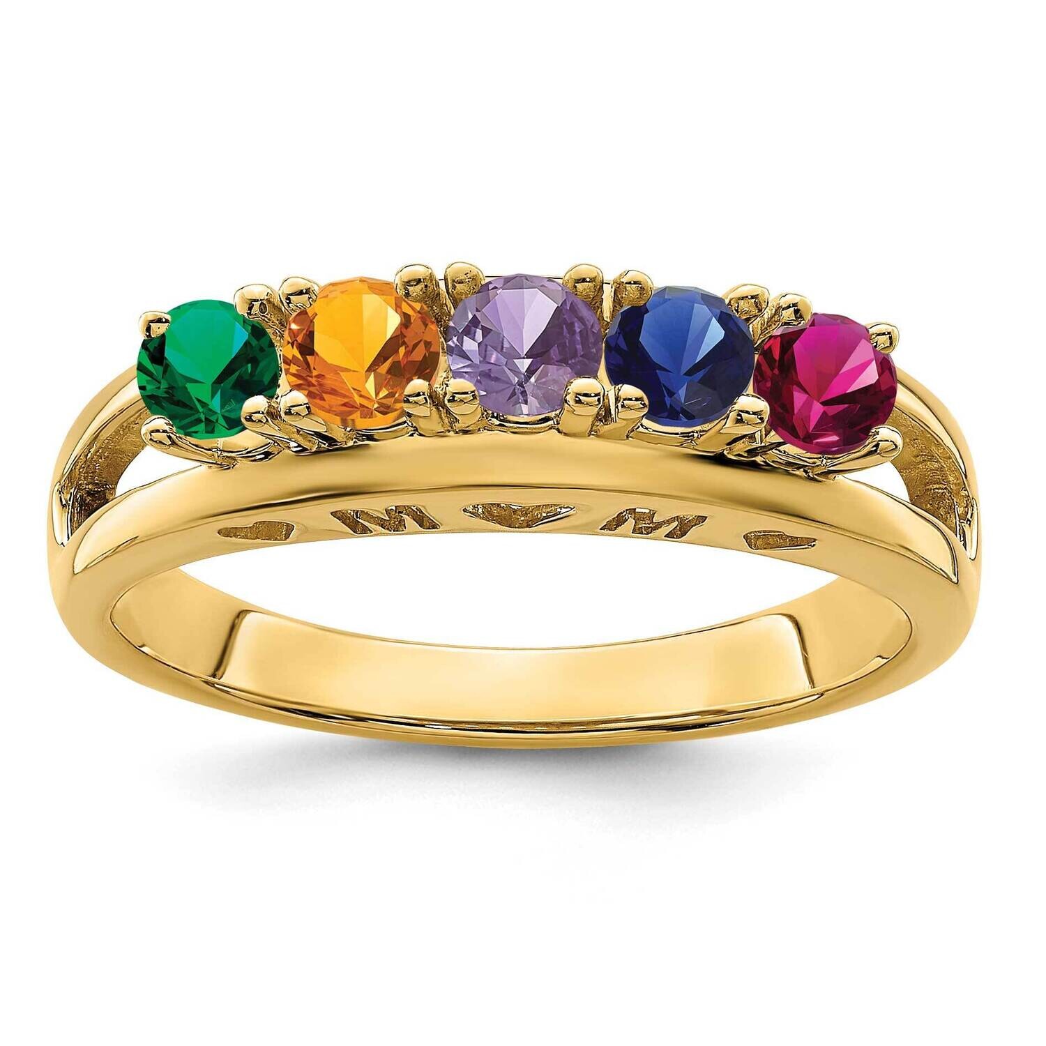 Family Jewelry Ring Mounting 14k Gold XMR71_5, MPN: XMR71_5, 883957419732