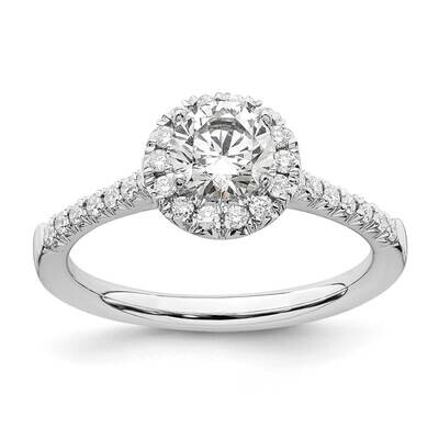 Eternal Promise Diamond Halo Complete Ring 14k White Gold RM2057E-050-WAA, MPN: RM2057E-050-WAA, 88…