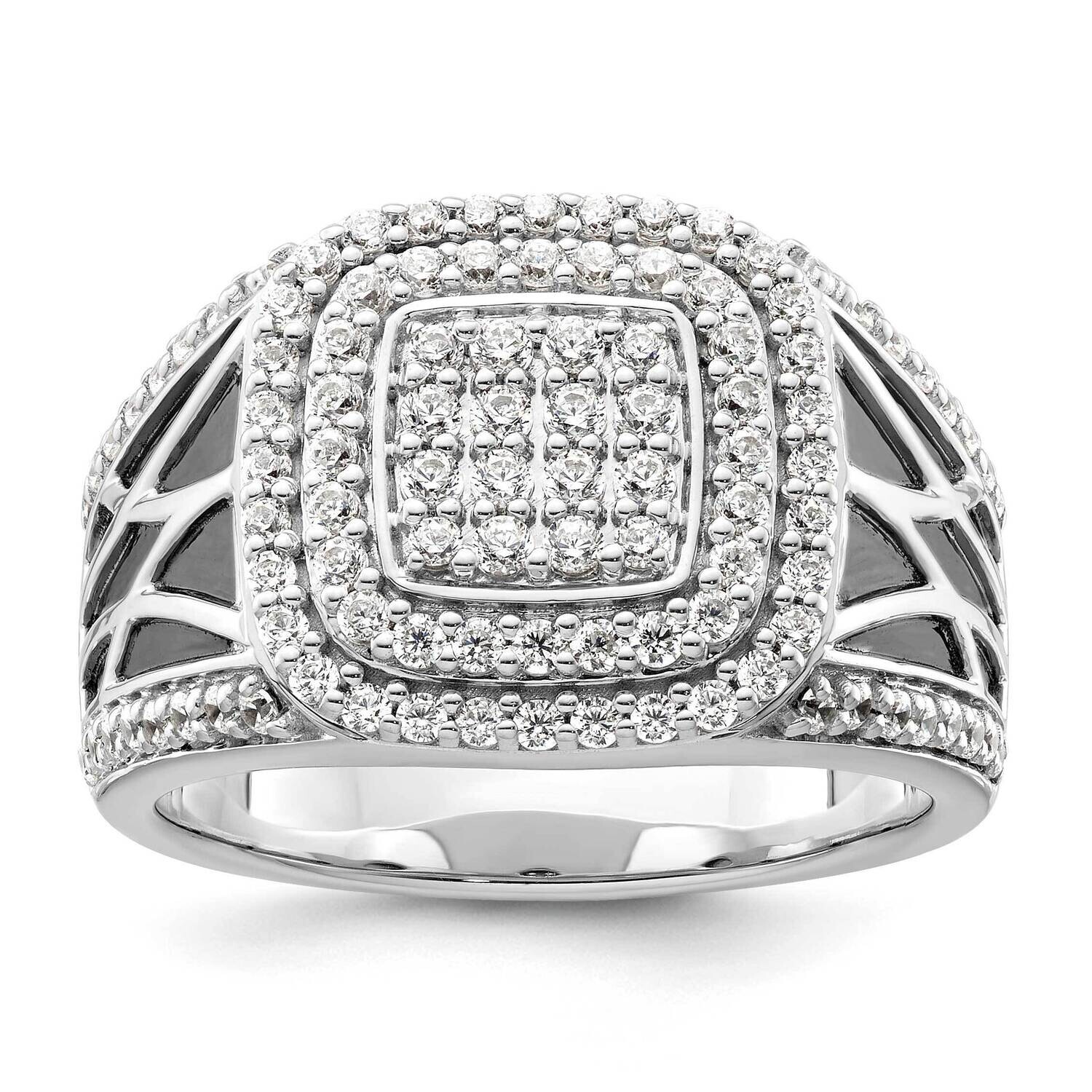 Diamond Side Design Men&#39;s Ring 14k White Gold RM9273-116-WAA, MPN: RM9273-116-WAA, 883957903378