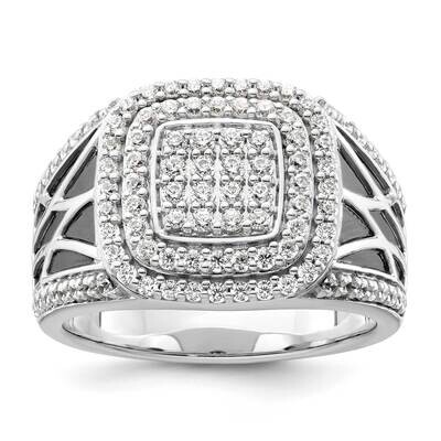 Diamond Side Design Men&#39;s Ring 14k White Gold RM9273-116-WAA, MPN: RM9273-116-WAA, 883957903378