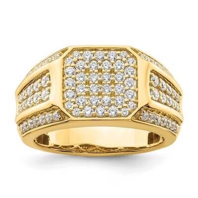 Diamond Men&#39;s Ring 14k Gold RM9266-132-YAA, MPN: RM9266-132-YAA, 883957903347