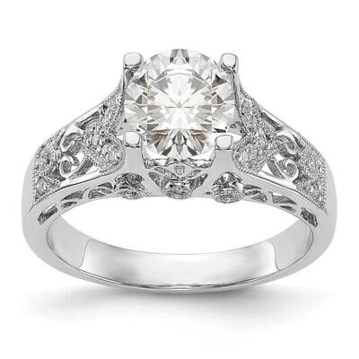 Engagement Ring Mounting 14k White Gold RM2627E-100-CWAA, MPN: RM2627E-100-CWAA,