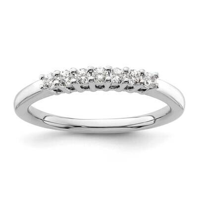 7-Stone Shared Prong Holds 7-2.0mm Round Diamond Band Ring Mounting 14k White Gold RM3186B-025-WAA,…