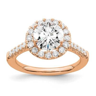 Diamond Si1/Si2 G H I Halo Eng Semi-Mount Ring 14k Rose Gold RM2057E-200-RAA, MPN: RM2057E-200-RAA,…