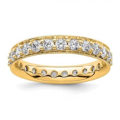 Vintage 1 Carat Diamond Complete Eternity Band 14k Polished Gold ET0002-100-5Y4, MPN: ET0002-100-5Y…