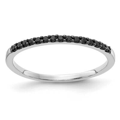 Black Diamond Band 10k White Gold RM5622-BK-013-1WA, MPN: RM5622-BK-013-1WA,