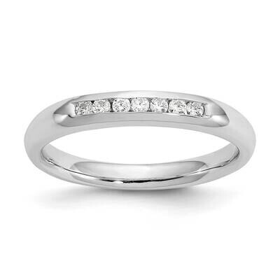7-Stone Holds 7-1.6mm Round Channel Band Ring Mounting 14k White Gold RM3303B-014-WAA, MPN: RM3303B…