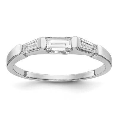 Baguette Wedding Band Ring Mounting 14k White Gold RM3016B-061-CWAA, MPN: RM3016B-061-CWAA,