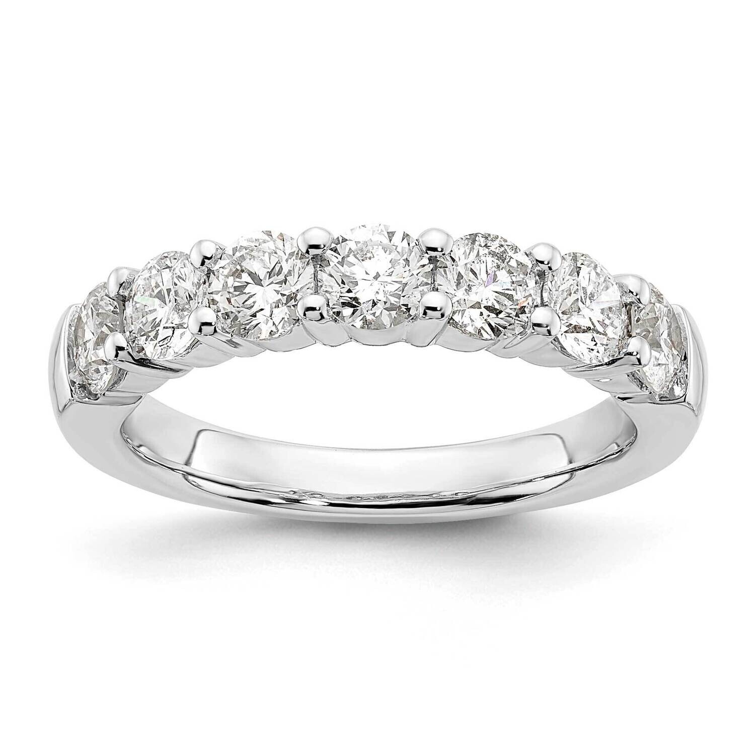 Diamond 7-Stone Band 14k White Gold RM3187B-160-WAA, MPN: RM3187B-160-WAA, 883957865720